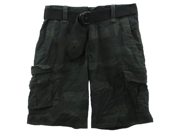 Aeropostale Mens Dark Camo Erngth Belted Casual Cargo Shorts 001 27