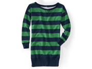 Aeropostale Womens Stripe Fleece Sweater Dress 404 S