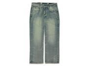 Marc Ecko Mens Straight Relaxed Jeans crystalwsh 30x30