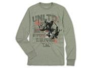 Ecko Unltd. Mens Running Rhino Thermal Sweater htrgrey M