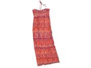 Ecko Unltd. Womens Printed Knit Maxi Dress coral XL