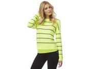 Aeropostale Womens Striped Pullover Sweatshirt 781 L