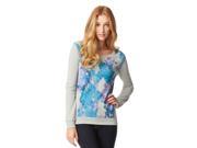 Aeropostale Womens Floral Ls Sweatshirt 052 S