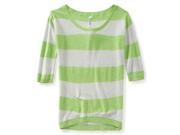Aeropostale Womens Striped Ribbed Knit Sweater 314 S