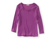 Aeropostale Womens Solid Ls Knit Sweater 554 2XL