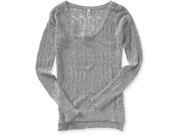 Aeropostale Womens Open V Neck Knit Sweater 052 M