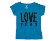 Ecko Unltd. Womens Open Nk Love Ss Graphic T Shirt bluejewel XL