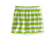 Aeropostale Womens Stripe Pocket Mini Skirt 377 M