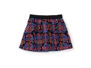 Aeropostale Womens Floral Velvet Woven Mini Skirt 901 S