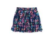Aeropostale Womens Sheer Floral Mini Skirt 402 M