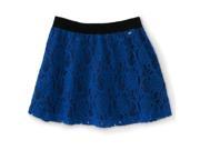 Aeropostale Womens Lacey Overlay Woven Mini Skirt 433 XL