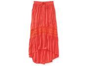 Aeropostale Womens Full Length Lace Insert Maxi Skirt 873 M