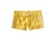 Aeropostale Womens Aero 87 Terrycloth Casual Mini Shorts yellows XS