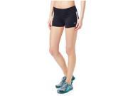 Aeropostale Womens Striped Running Athletic Workout Shorts 001 S