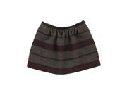 Rachel Roy Womens New Stripe Pocket Mini Skirt brown M