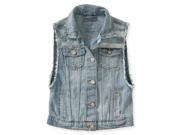 Aeropostale Womens Americana Denim Vest 176 M