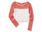 Aeropostale Womens Colorblock Cropped Pullover Sweater 615 L