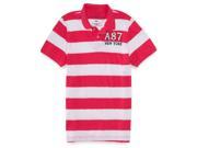 Aeropostale Mens Striped A87 Rugby Polo Shirt 863 2XL