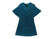Style co. Womens Cable Knit Sweater Vest frenchteal M