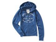 Aeropostale Womens Shine Full Zip Hoodie Sweatshirt 402 XS