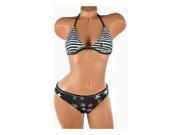 Rampage Womens Swim 2 Piece Bikini black XS