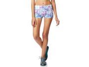 Aeropostale Womens Geo Yoga Athletic Workout Shorts 446 XL