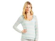 Aeropostale Womens Striped Hooded Sweater 497 XS