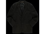 Tasso Elba Mens Microchecked Two Button Blazer Jacket brown M