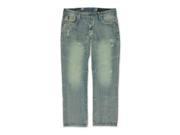 Marc Ecko Mens Cut Straight Leg Jeans crystalwsh 32x34