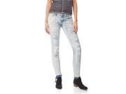 Aeropostale Womens Distressed Denim Skinny Fit Jeans 176 0x32