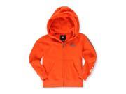 Quiksilver Boys Radioactive Logo Hoodie Sweatshirt orange 4