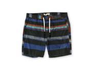 Ezekiel Mens Pool Party Swim Bottom Board Shorts black 38