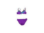 Becca Womens Push Up Side Tab 2 Piece Bikini caddah M