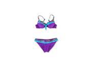 Becca Womens Molded Push Up Brief 2 Piece Bikini cad M