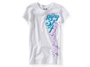 Aeropostale Girls PSNY 34 Glitter Graphic T Shirt 102 XS