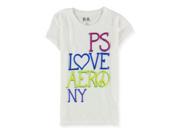 Aeropostale Girls love Graphic T Shirt 102 L