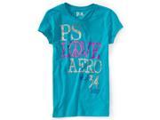 Aeropostale Girls West 34 Street Graphic T Shirt 428 6