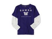 Nike Boys Dawgs Athletic Graphic T Shirt purple XL