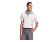 IZOD Mens Hang Loose Golf Rugby Polo Shirt brightwhite 2XL