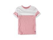 Ecko Unltd. Womens Colorblock Stripe Sleeve Basic T Shirt candypink 2XL