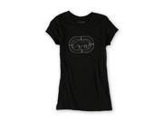 Ecko Unltd. Womens Shiny Weld Graphic T Shirt black S