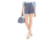 Tommy Hilfiger Womens Pipe Trim Polka Dotted Casual Walking Shorts egret 16