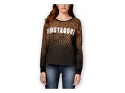 Rampage Womens Instagood Sweatshirt leopard L