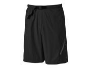 Pacific Trail Mens Belted Performance Athletic Workout Shorts black S