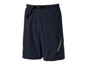 Pacific Trail Mens Belted Performance Athletic Workout Shorts blue S