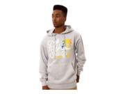 Fly Society Mens The Fly High Paradise Hoodie Sweatshirt armgrn L