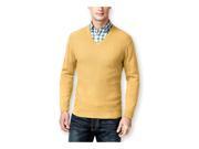 Club Room Mens Diamond Knit V Neck Pullover Sweater magnolia S