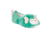 Carter s Girls Fuzzy Owl Comfort Slippers turquoise 11 12