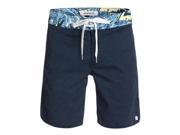 Quiksilver Mens Street Trunk Print Swim Bottom Board Shorts byj0 33