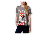 Mighty Fine Womens Disney Minnie Mouse Graphic T Shirt hthcharcoal S